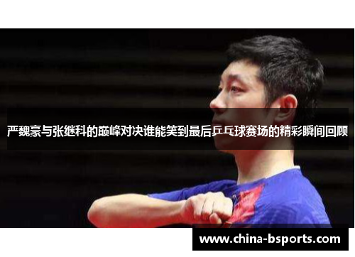 严魏豪与张继科的巅峰对决谁能笑到最后乒乓球赛场的精彩瞬间回顾