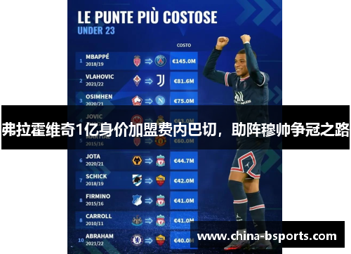 弗拉霍维奇1亿身价加盟费内巴切，助阵穆帅争冠之路